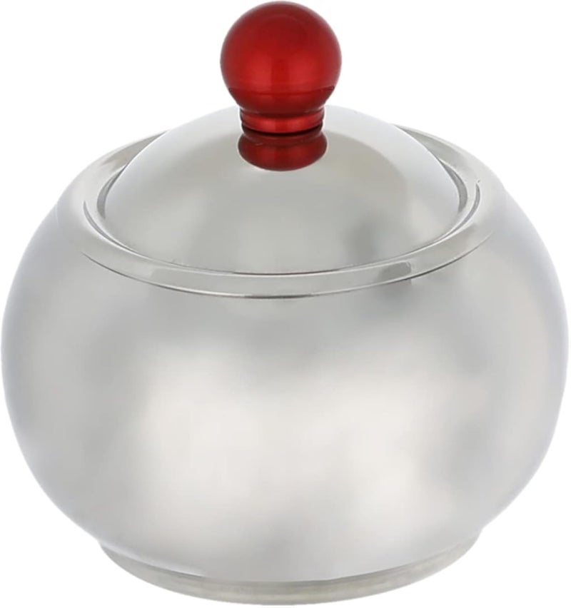 عبود ستانلس | وعاء سكر من الفولاذ المقاوم للصدأ 18/10 - فضي